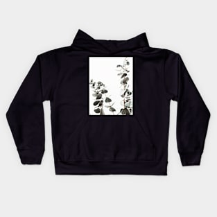 Plant, Leaf, Nature, Green, Landscape,Scandinavian art, Modern art, Wall art, Print, Minimalistic, Modern Kids Hoodie